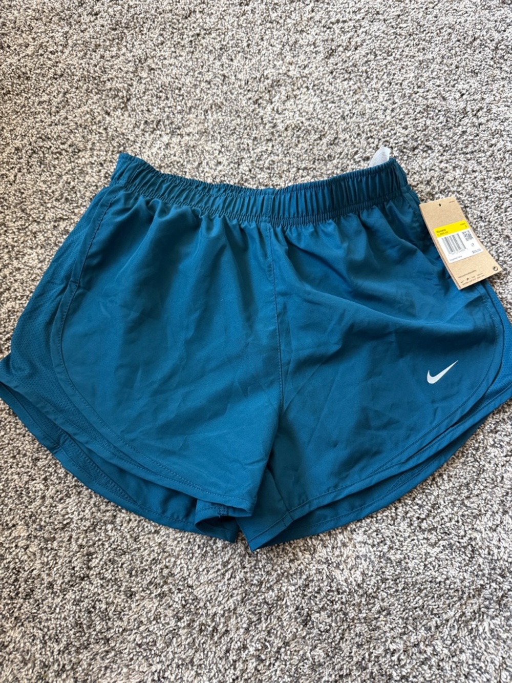 Nike Women's Teal Blue Athletic Shorts
